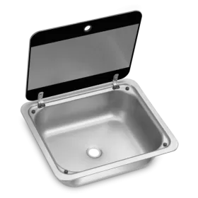 Éviers en acier inoxydable pour cuisine de bateau | H2R Equipements