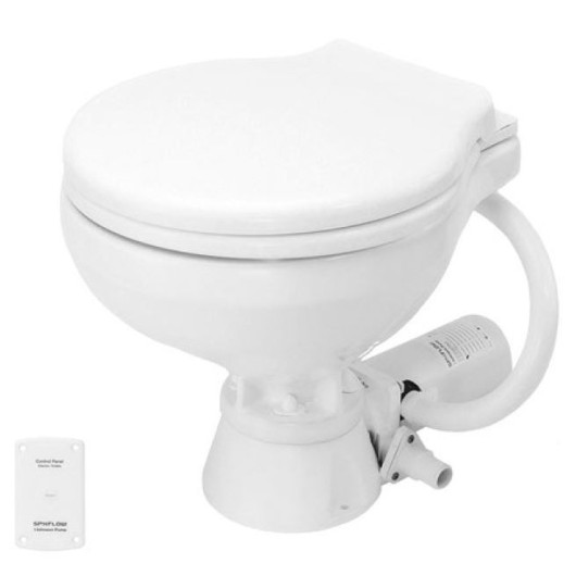 JOHNSON AquaT Electric Compact - WC marin 12/24 V avec panneau de commande - visuel