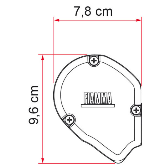 SlideOut 280 FIAMMA - store extérieur pour paroi mobile de camping-car et van aménagé.