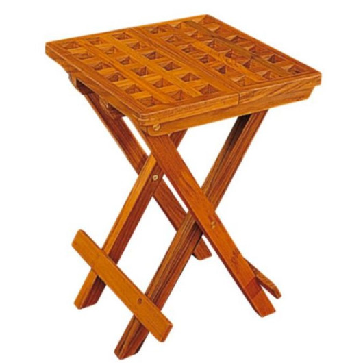 Table bois teck Little Venezia pliante de bateau ARC MARINE - H2R Equipements