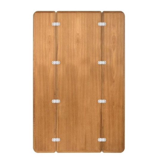 Plateau de table sans bordures Arc Marine - mobilier en teck pour cockpit bateau