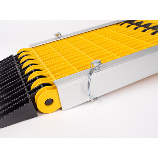Rail aluminium pour rampe UNIKO 6in1 - rail de montage pour cales en rampe d'accès camping-car.