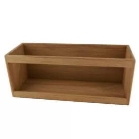 ARC MARINE Bibliothèque livre de poche teck Bibliothèque en teck ARC Marine - rangement livres de poche bateau et fourgon - rempli