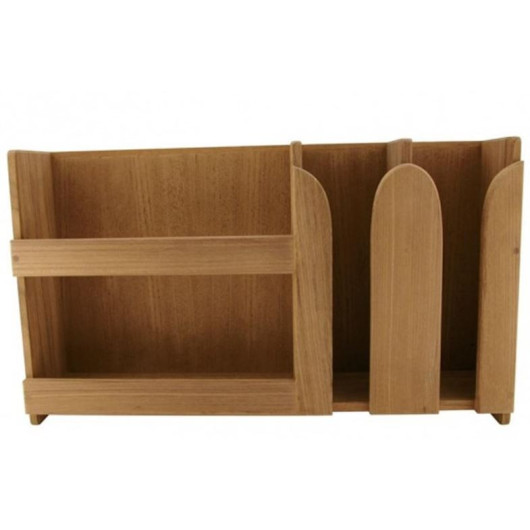 ARC Vaisselier mural teck pour assiettes en bateau & camping-car - H2R Equipements