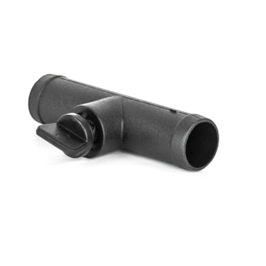 Raccord En T 75 Mm Pour Chauffage D'air Diesel Voiture - ABS Noir - Connexion 3 Voies - Accessoire Chauffage Auxiliaire