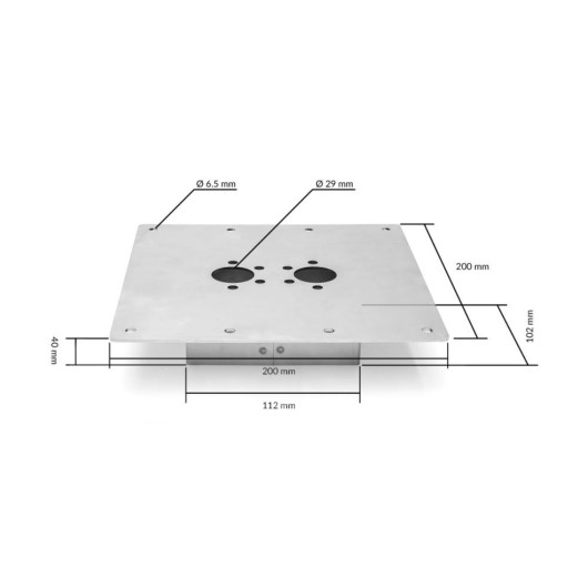 AUTOTERM Support de montage plancher 4D