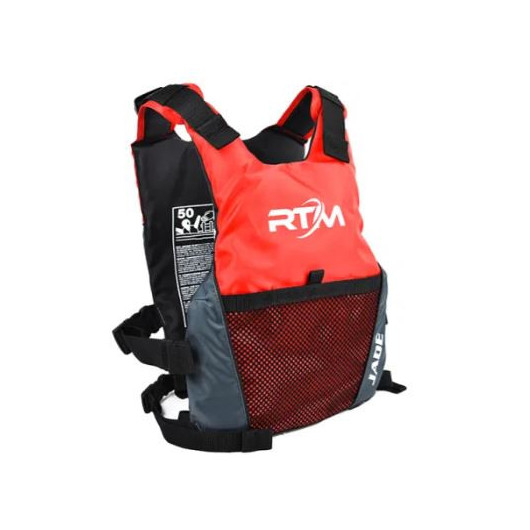 RTM Gilet Jade rouge / gris