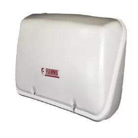 Ultra-Box 320 Fiamma | coffre arrière de porte-vélos camping-car, van et fourgon | blanc, fermé