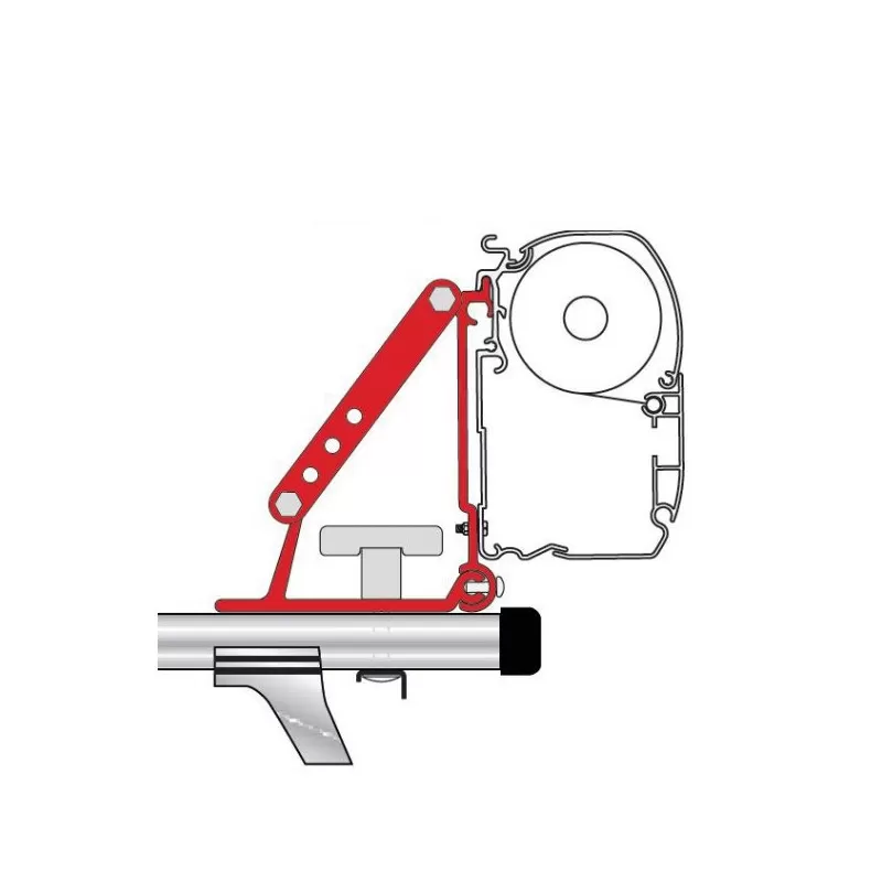 Kit Fixation Paroi Manivelle Store Fiamma ø 20 Mm - Supporto Per Tende Avvolgibili - Foto 8