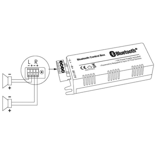 OSCULATI Amplificateur Bluetooth alimentation 12 V spécial pour bateau - H2R Equipements