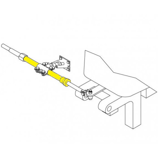 DOMETIC tube d’étrier câble de direction