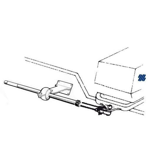 ULTRAFLEX S61 Etrier 11,7 cm avec rotule câble de direction bateau moteur.