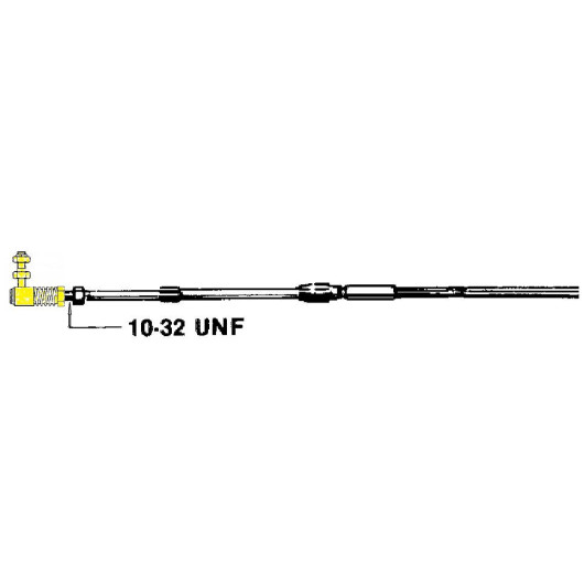 ULTRAFLEX L7 Terminaison rotule câble 10-32