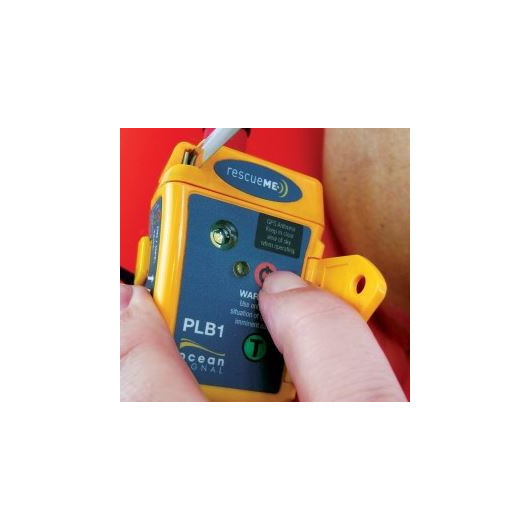 Balise PLB Ocean Signal RescueMe PLB1 | Balise personnelle simple sans (RLS) | Bouton de confirmation