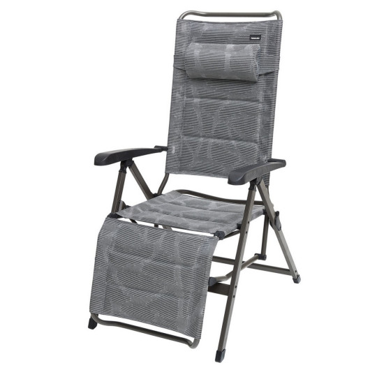 TRIGANO Fauteuil relax alu matelassé