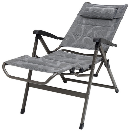 TRIGANO Fauteuil relax alu matelassé