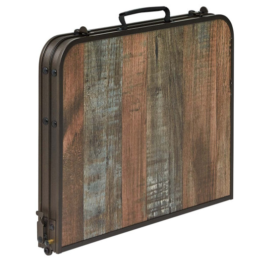 Table valise mini TRIGANO - table de camping, pique nique et plage compacte 60 x 25 cm
