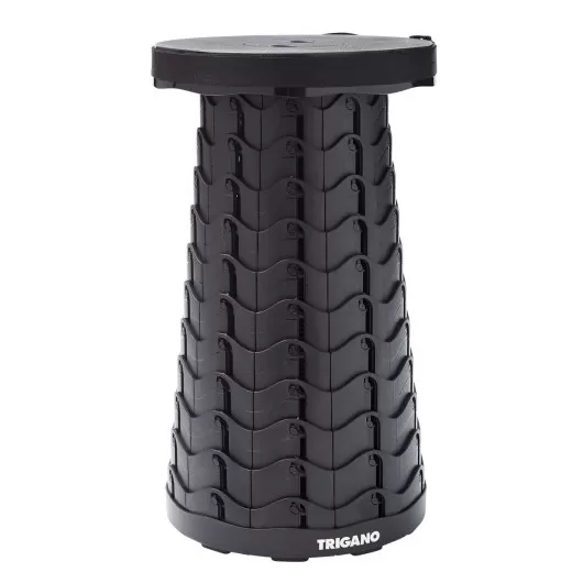 Tabouret télescopique TRIGANO - siège de camping & plein air rétractable plastique
