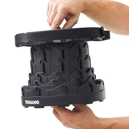 Tabouret télescopique TRIGANO - siège de camping & plein air rétractable plastique