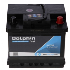 DOLPHINE First batterie calcium 50 Ah batterie de démarrage bateau et fourgon.