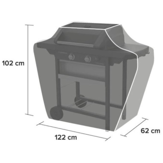 CAMPINGAZ Housse BBQ gaz S et chariot - barbecue à gaz camping-car, camping, caravane et maison - H2R Equipements