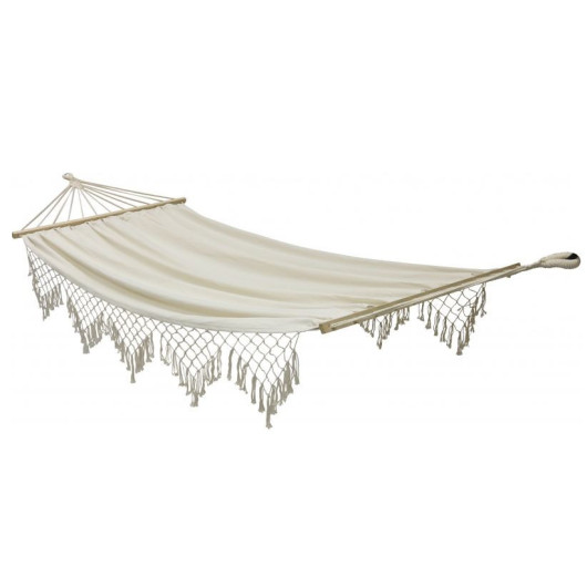 Hamac en coton 2 place Franges CAO OUTDOOR - matériel de camping & bateau - H2R Equipements
