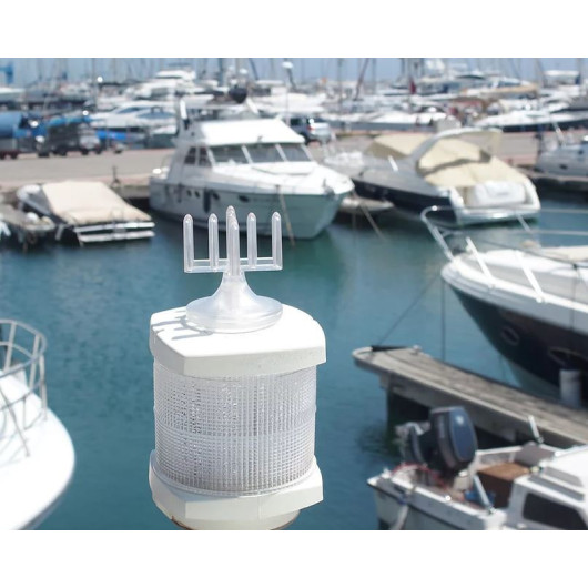 STOPGULL S27 Anti oiseaux pour tête de mât et feux de navigation bateau.