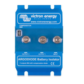 VICTRON Argo Diode 120 A 2 AC - Répartiteur de charge 2 batteries pour fourgon, camping-car et bateau