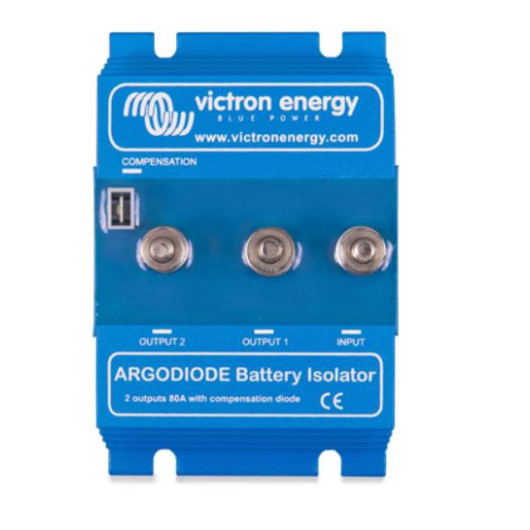 VICTRON Argo Diode 120 A 2 AC - Répartiteur de charge 2 batteries pour fourgon, camping-car et bateau