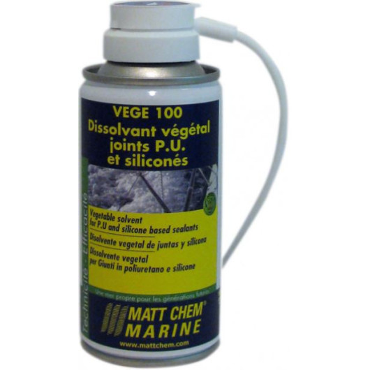 Dissolvant végétal joints P.U et silicone MATT CHEM Vege 100  - nettoyage du bateau - H2R Equipements