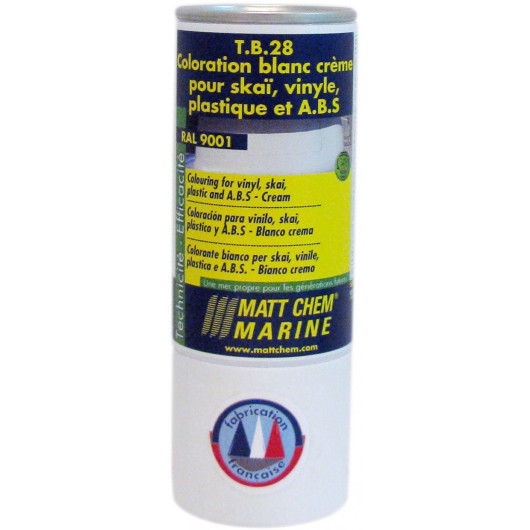 Coloration peinture aérosol skaï, vinyle & A.B.S MATT CHEM T.B.28  - entretien du bateau - H2R Equipements