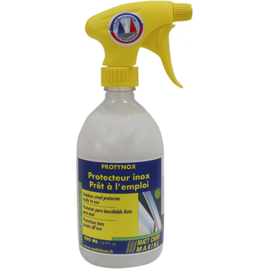 Protecteur inox d'accastillage écologique MATT CHEM Protynox - entretien du bateau - H2R Equipements