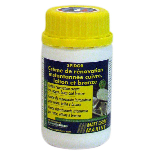 Rénovateur cuivre, laiton & bronze MATT CHEM Spidor - entretien du bateau - H2R Equipements