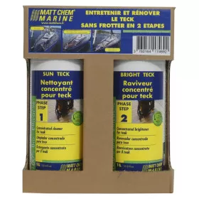 Produit d'entretien du bois & teck en bateau - nettoyant et huile pour bois du bateau - H2R Equipements