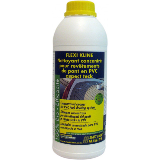 Nettoyant revêtement pont de bateau PVC aspect teck MATT CHEM Flexikline - H2R Equipements