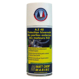 Protection hivernale, lubrifiant des parties externes moteur HB du bateau MATT CHEM A.Z. 48 - H2R Equipements