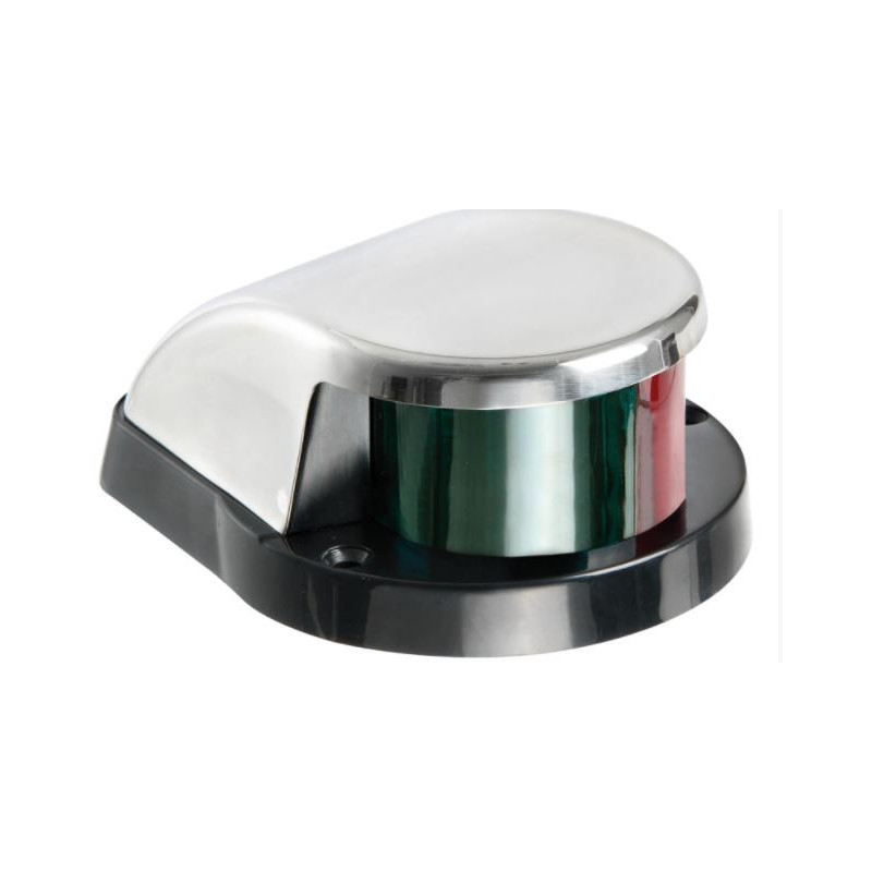 Feu De Navigation Bicolore LED Pour Bateau – Visibilité 1 Mille – Étanche IP67 – 12V – Pour Voiliers Et Bateaux à Moteur < 39 Pieds