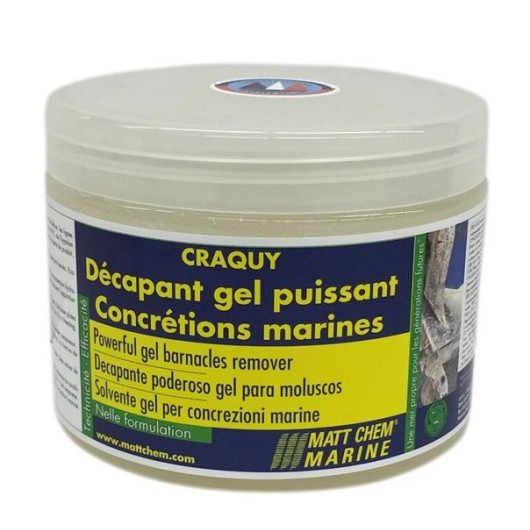 Décapant gel concrétions marines pour bateau MATT CHEM Craquy - H2R Equipements