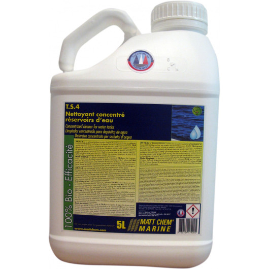 Nettoyant concentré réservoir d'eau potable de bateau MATT CHEM T.S.4 - H2R Equipements