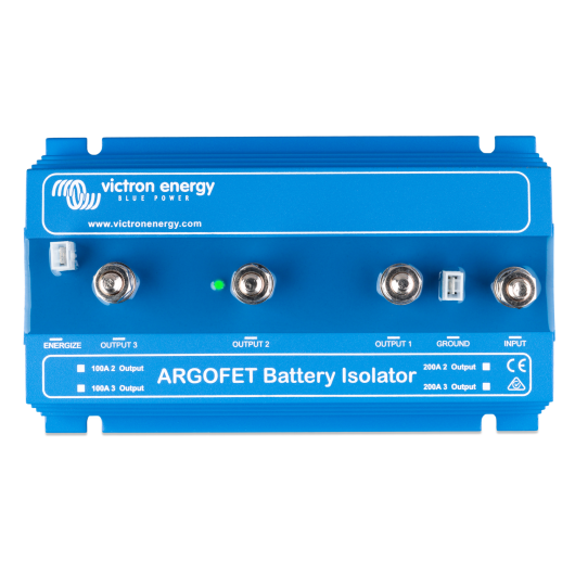 VICTRON ArgoFET 100 A - répartiteur de charge 3 batteries pour van, fourgon, camping-car et bateau