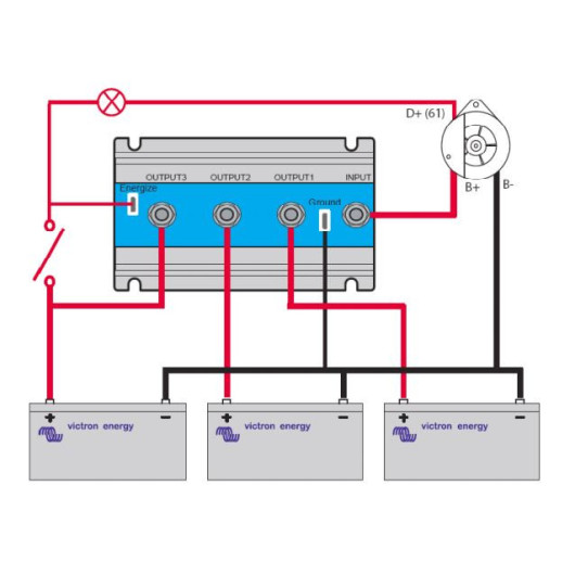 VICTRON Argo FET 2 batterie / 200 A