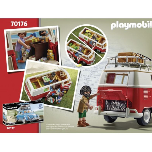 VW T1 Combi PLAYMOBIL - jouet pour enfants avec le célèbre VOLKSWAGEN Combi