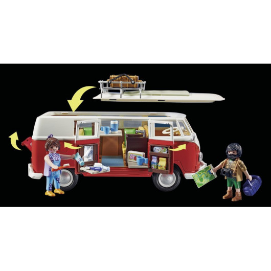 VW T1 Combi PLAYMOBIL - jouet pour enfants avec le célèbre VOLKSWAGEN Combi