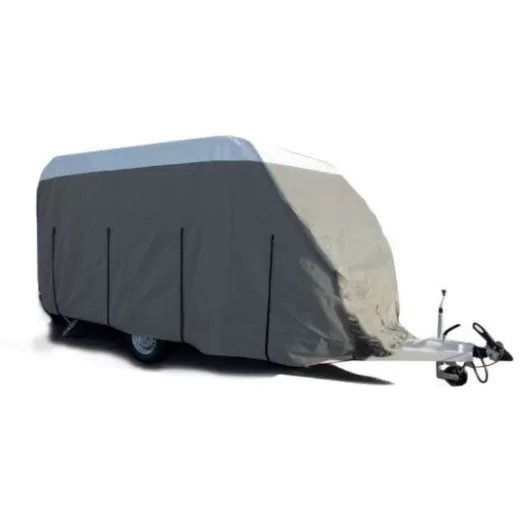 Housse pour caravane REIMO - housse d'hivernage pour caravane avec ouverture et protection TYVEK sur le toit.