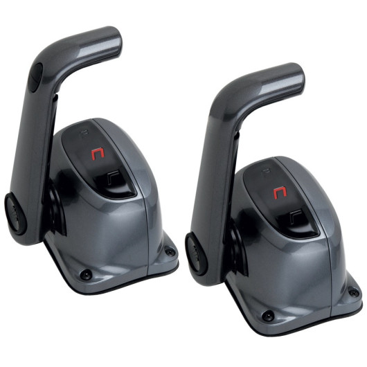 ULTRAFLEX B501 mono-levier noir, manette des gaz moteur HB bateau.