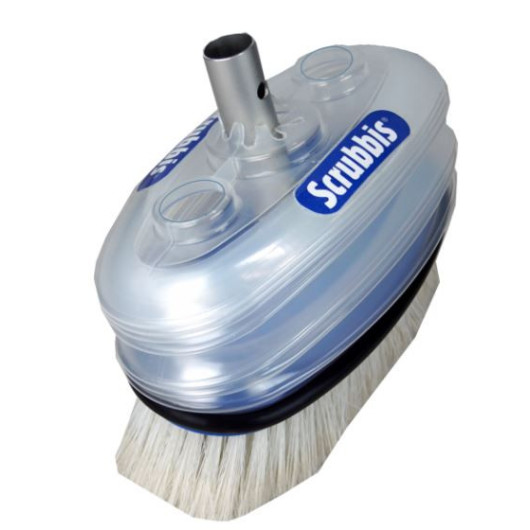SCRUBBIS Balai-brosse à réservoir d'eau - nettoyage du pont de bateau - H2R Equipements