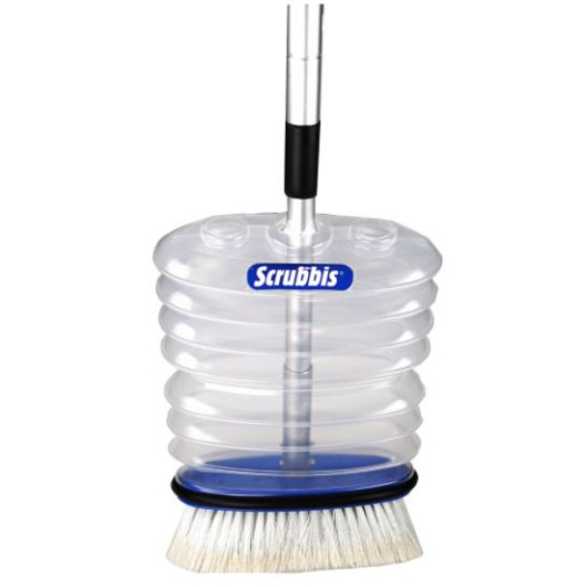 SCRUBBIS Balai-brosse à réservoir d'eau - nettoyage du pont de bateau - H2R Equipements