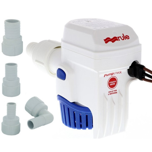 RULE MATE 500B auto 31 L/min, pompe de cale 12v automatique pour bateau.