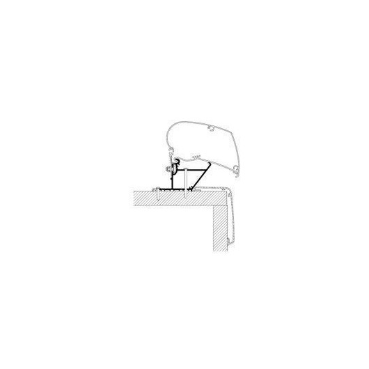 Kit Rapido pour 9200 & 6300 THULE - adaptateur de montage pour la pose des stores THULE sur camping-car RAPIDO.