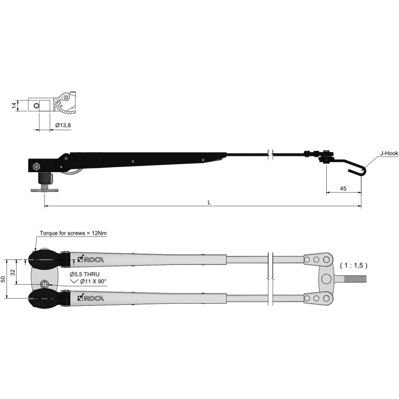 R 16739 - Sommerfeld Un Pantographe Fin Unijambiste Noir Double Archet Ho